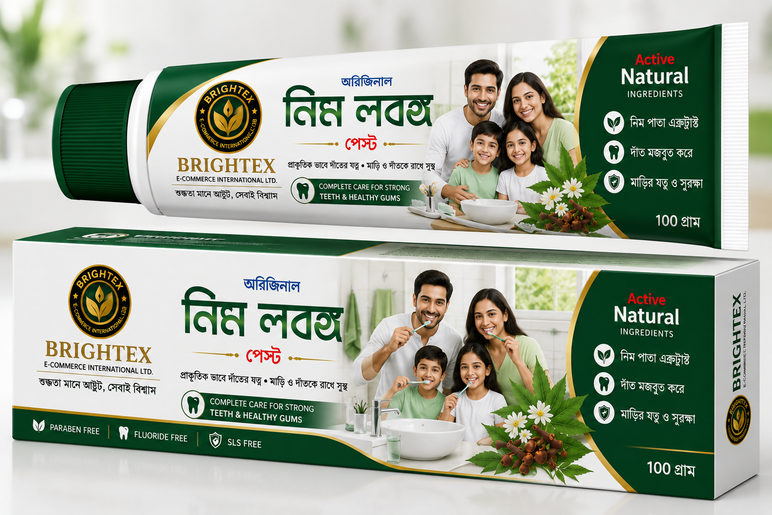 Brightex Neem Clove Tooth paste 150 gm