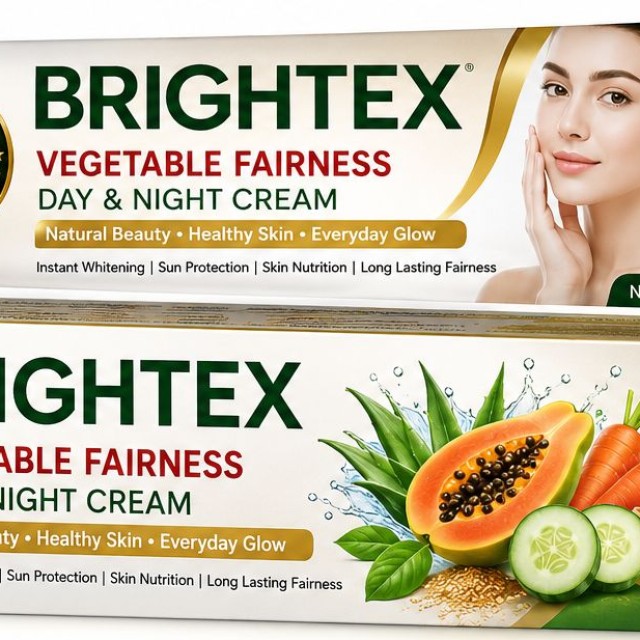 Brightex Vegetable Fairness Day and night Cream 100gm